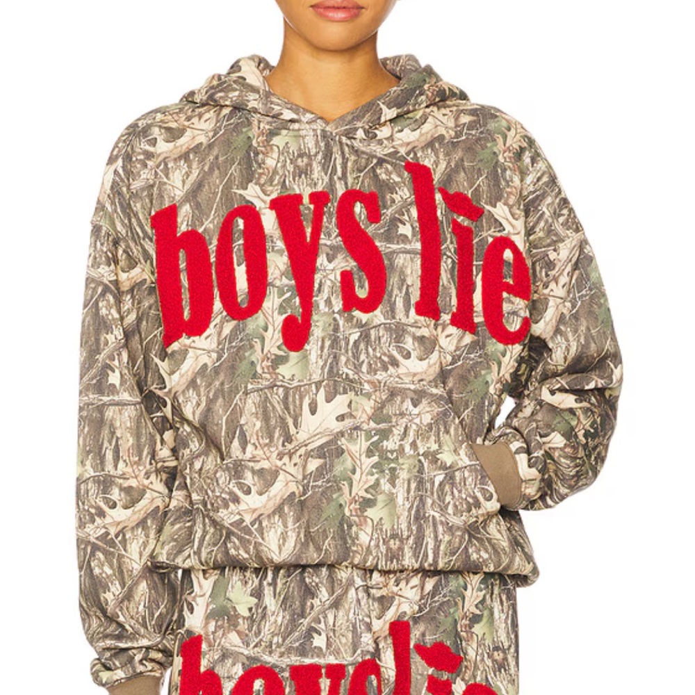 Boys Lie Manhunt Camo Hoodie